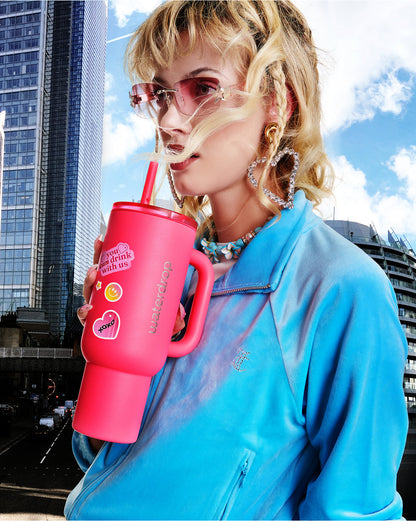 Neon Pink Explorer Thermo Tumbler