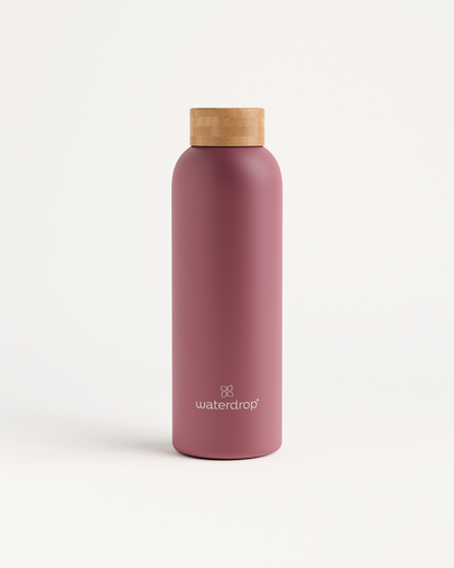 Thermo Steel Bottle · Bamboo cap