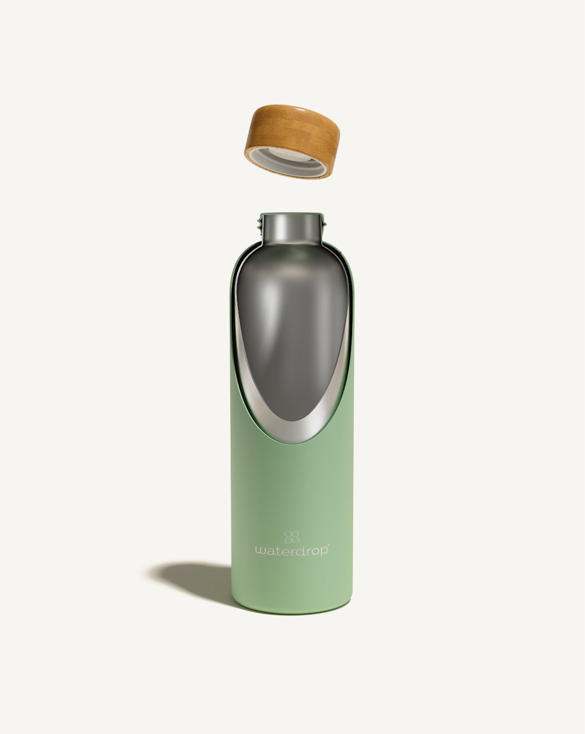 Thermo Steel Bottle · Bamboo cap